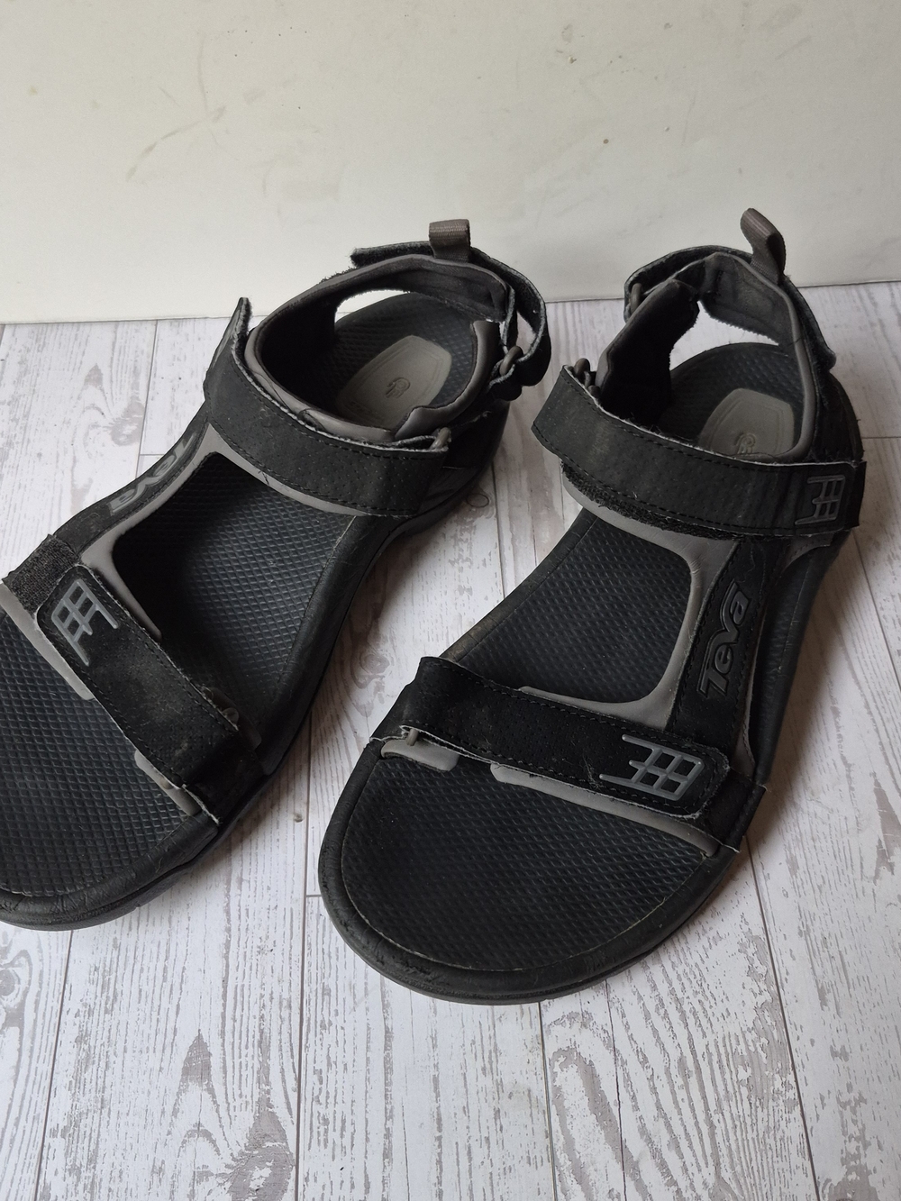 Teva Black and Gray Men's Outdoor Sport Sandals